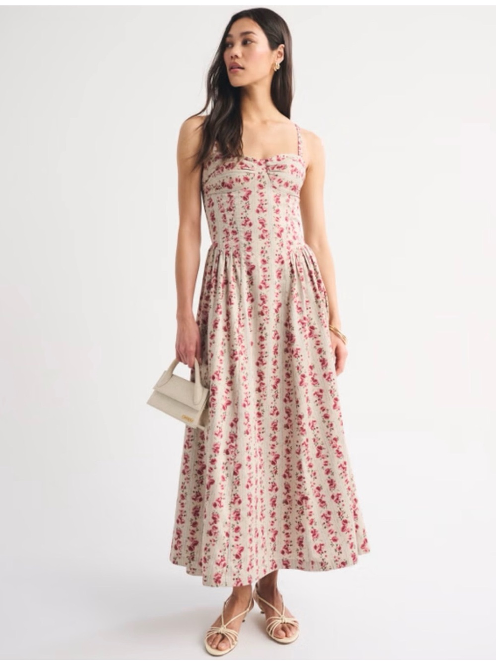 NWT Abercrombie bra free dipped waist dress